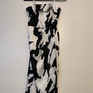 Lulus Strapless Black and White